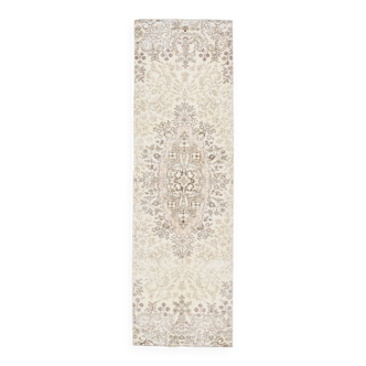 3x9 beige persian runner rug, 81x264cm