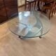 Table basse en aluminium et verre par Knut Hesterberg pour Ronald Schmitt, Allemagne, années 1960.