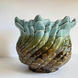 Pot cover slurry in ceramic enamelled vintage