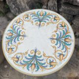 Table in enamelled lava stone and cast iron, Italy