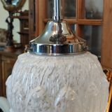 Old suspension globe glass of clichy