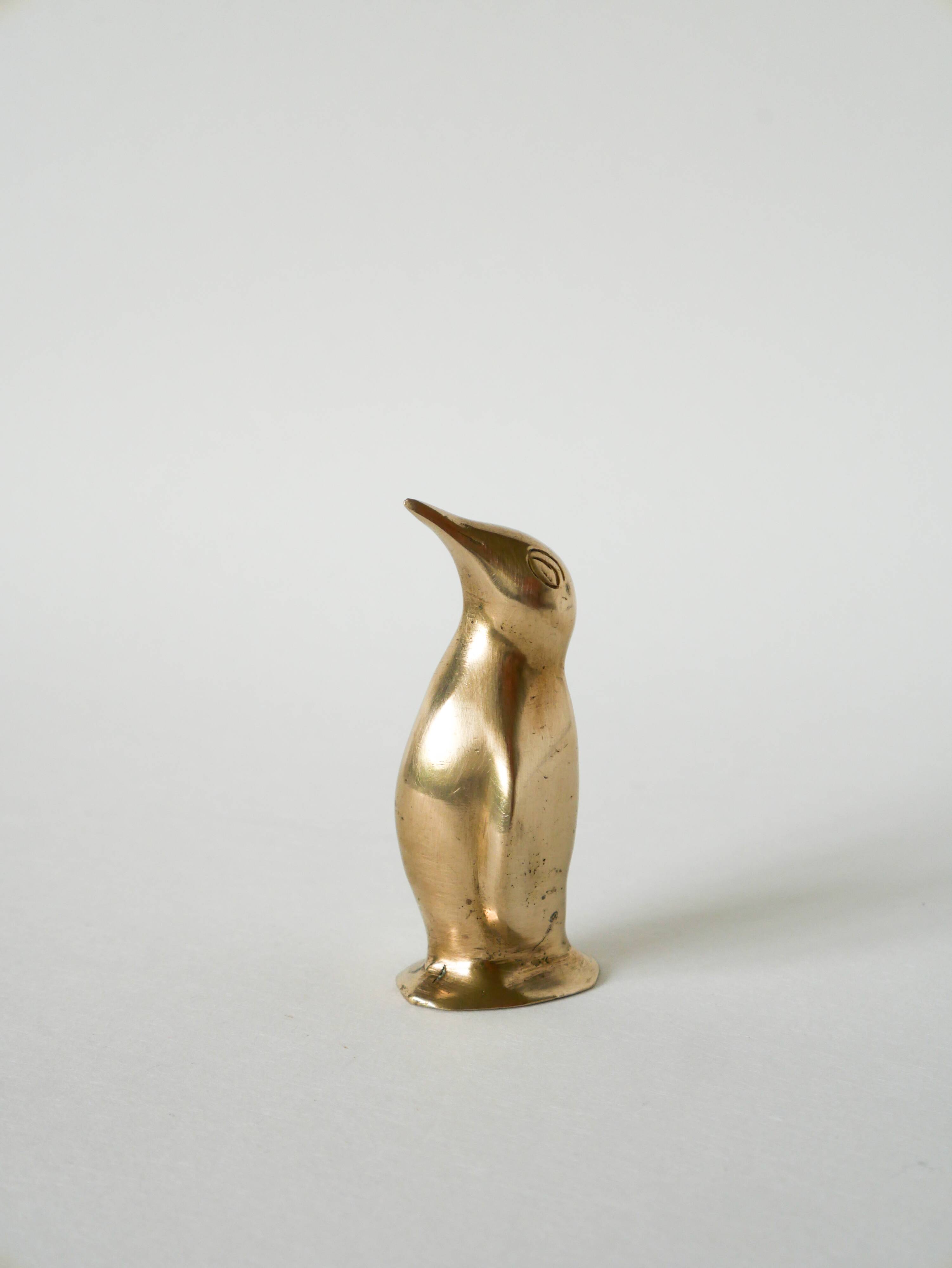 Brass animal, Penguin, 1950