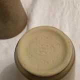 glazed Digoin stoneware cups in very good condition. signed.