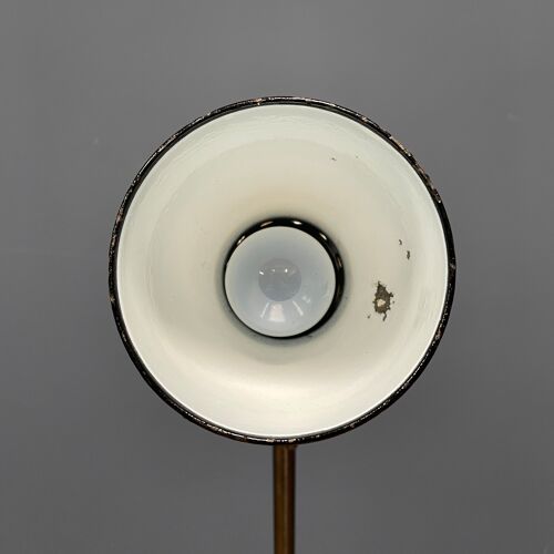 Lampe de table Rademacher avec abat-jour en émail noir