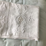 Antique embroidered sheet