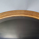 Old beveled oval mirror frame wood stucco gilding gold leaf 52x37 cm SB156