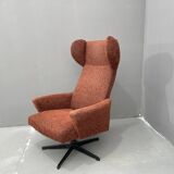 Fauteuil pivotant d'Europe de l'Est de Drevotvar, Tchécoslovaquie, années 1970