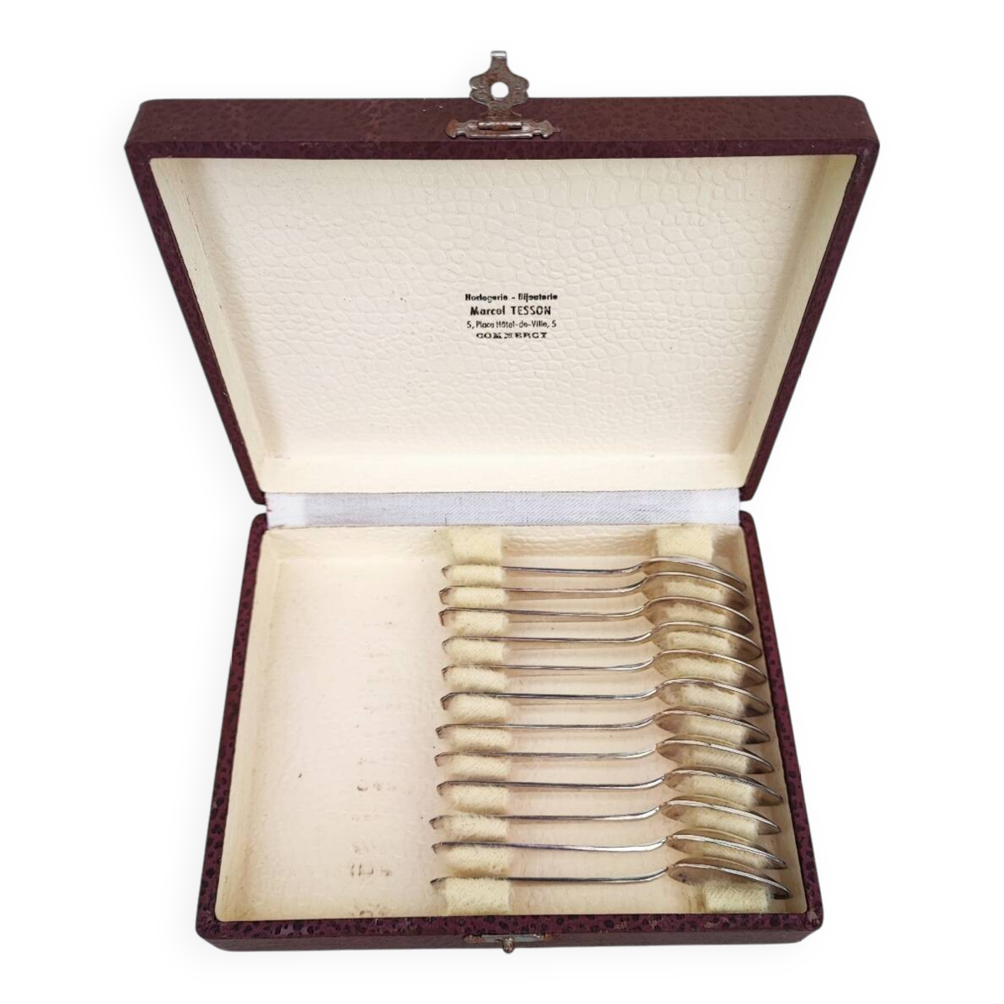 12 sterling silver wmf teaspoons