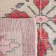 5x8 Vintage Beige & Red Geometric Persian Vintage Rug, 140x237Cm
