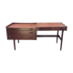 Midcentury desk with box and mahogany finish L166