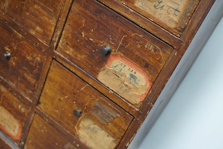 Apothecary furniture in Dutch pine 1920s