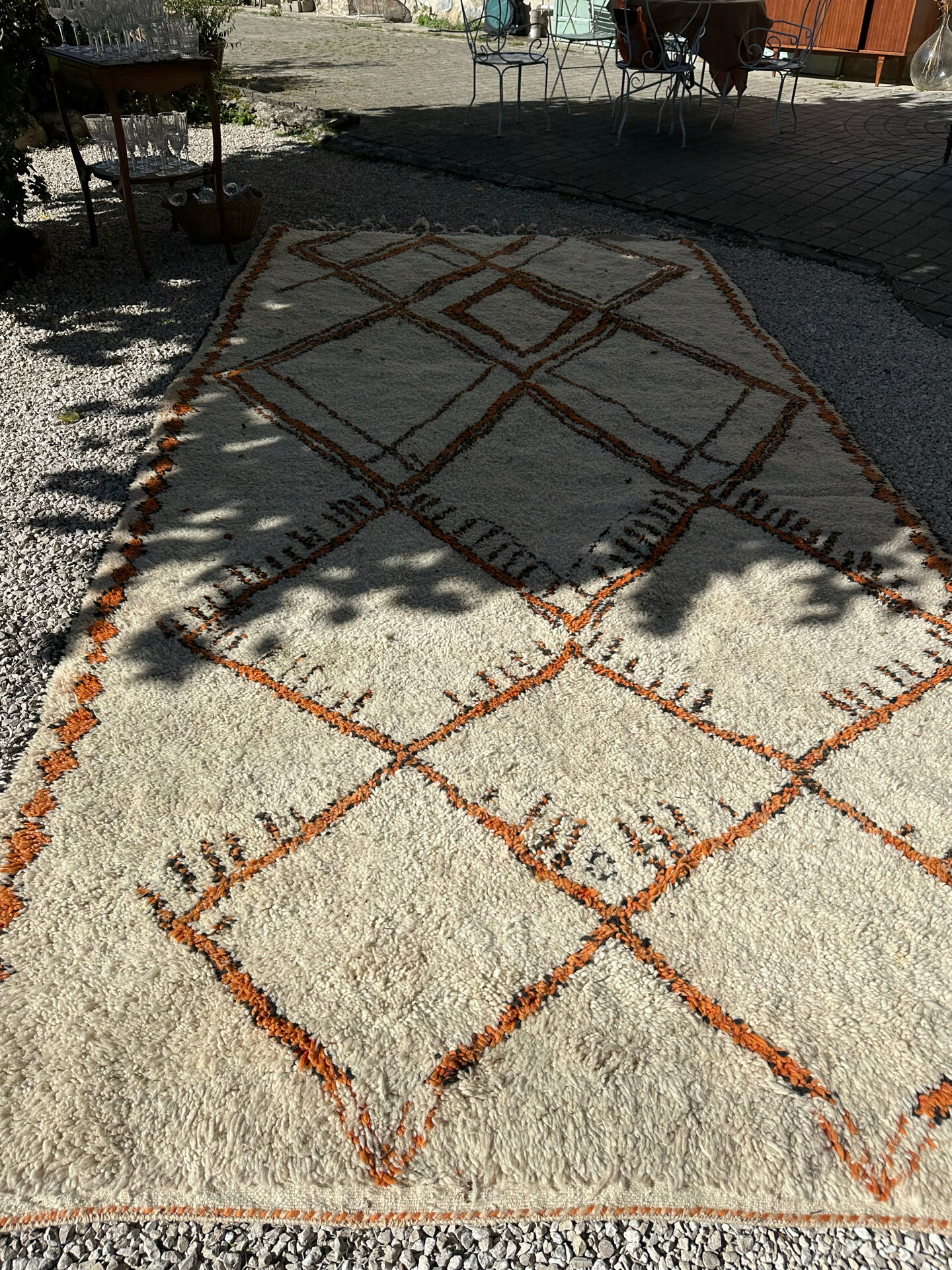 Authentique Tapis berbère Béni Ouarain