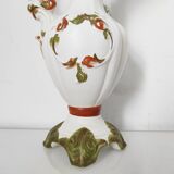 Capodimonte earthenware handled vase