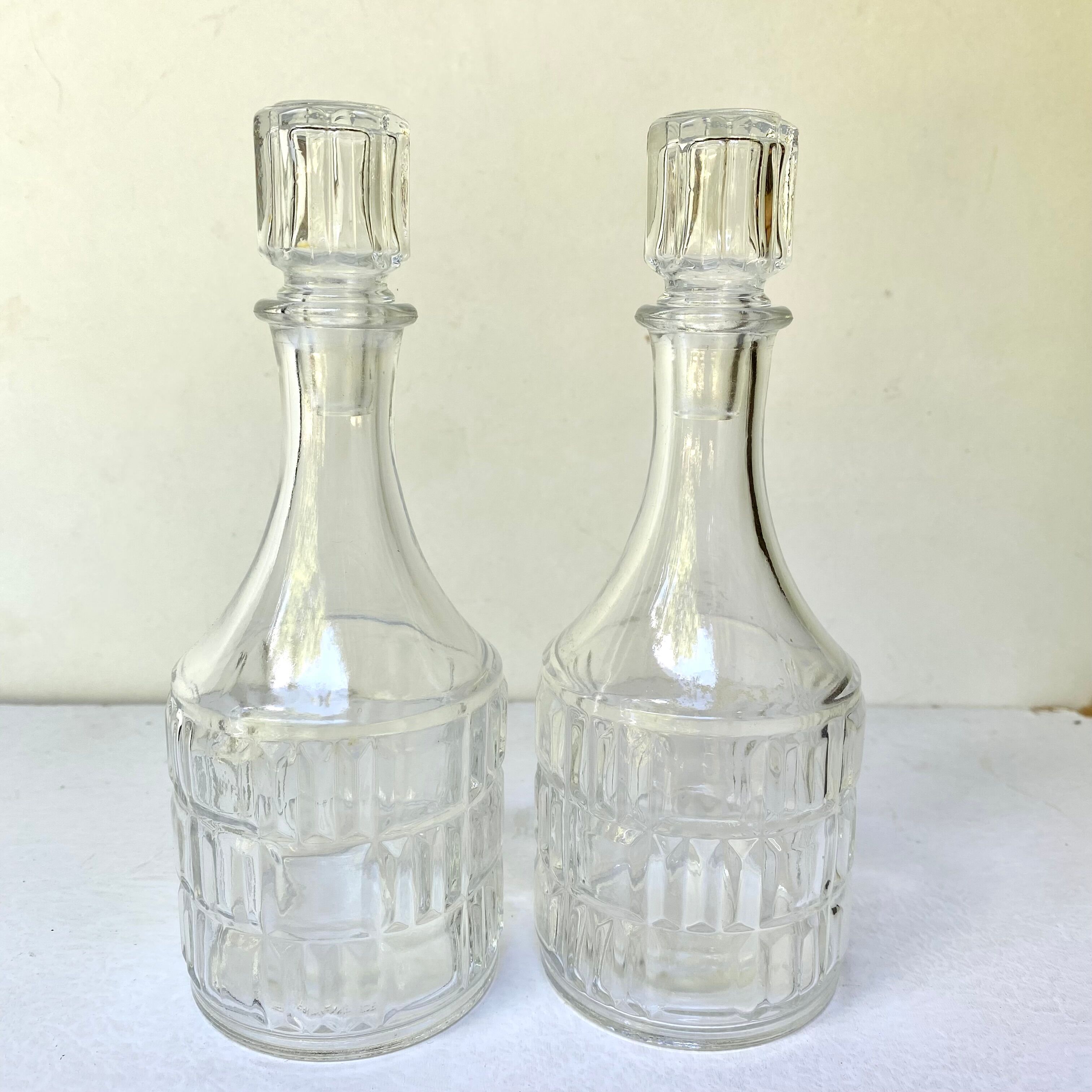Vintage decanters