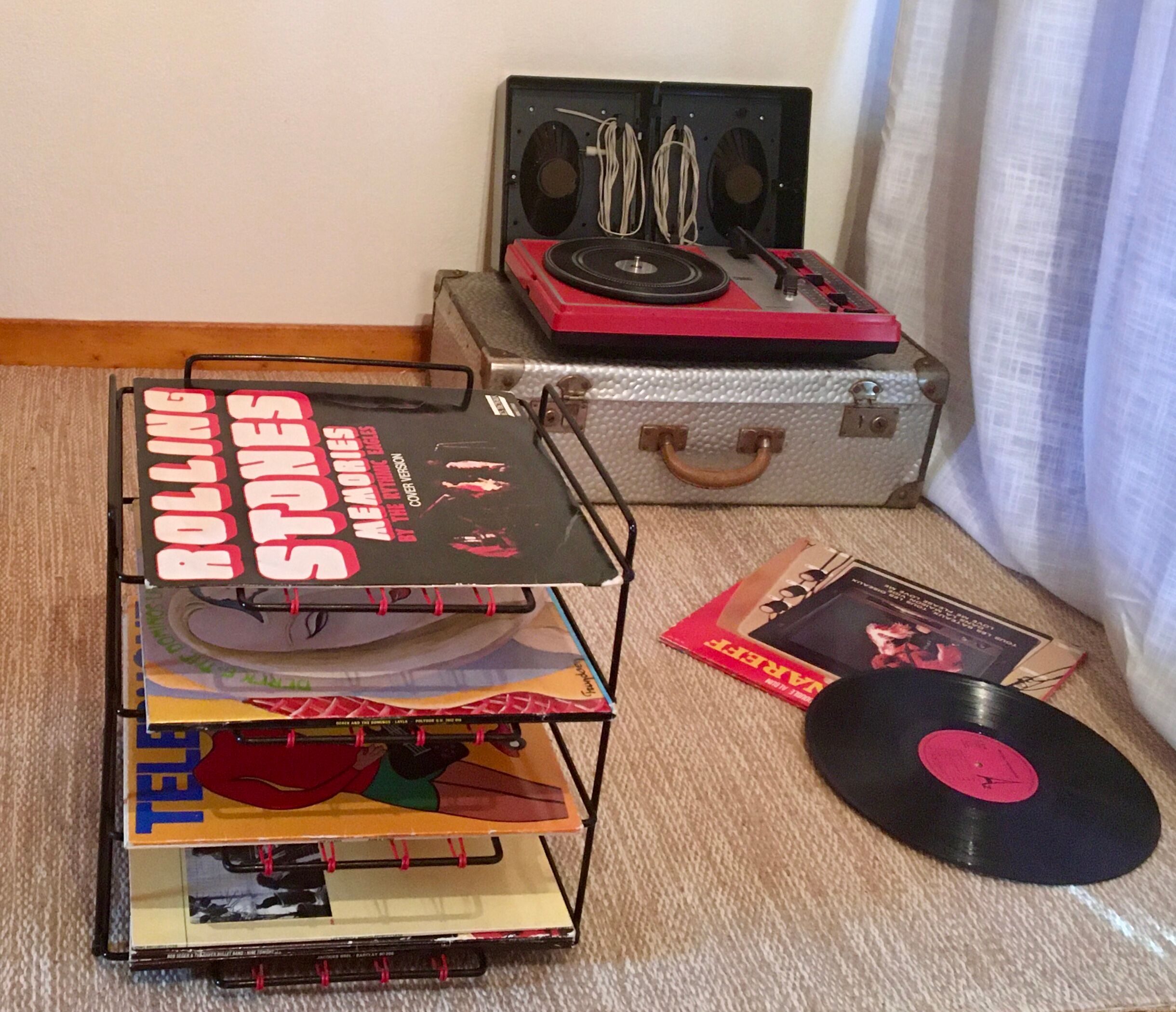 Vinyl holder, 1950s
