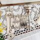 Metal accordion wall candle holder