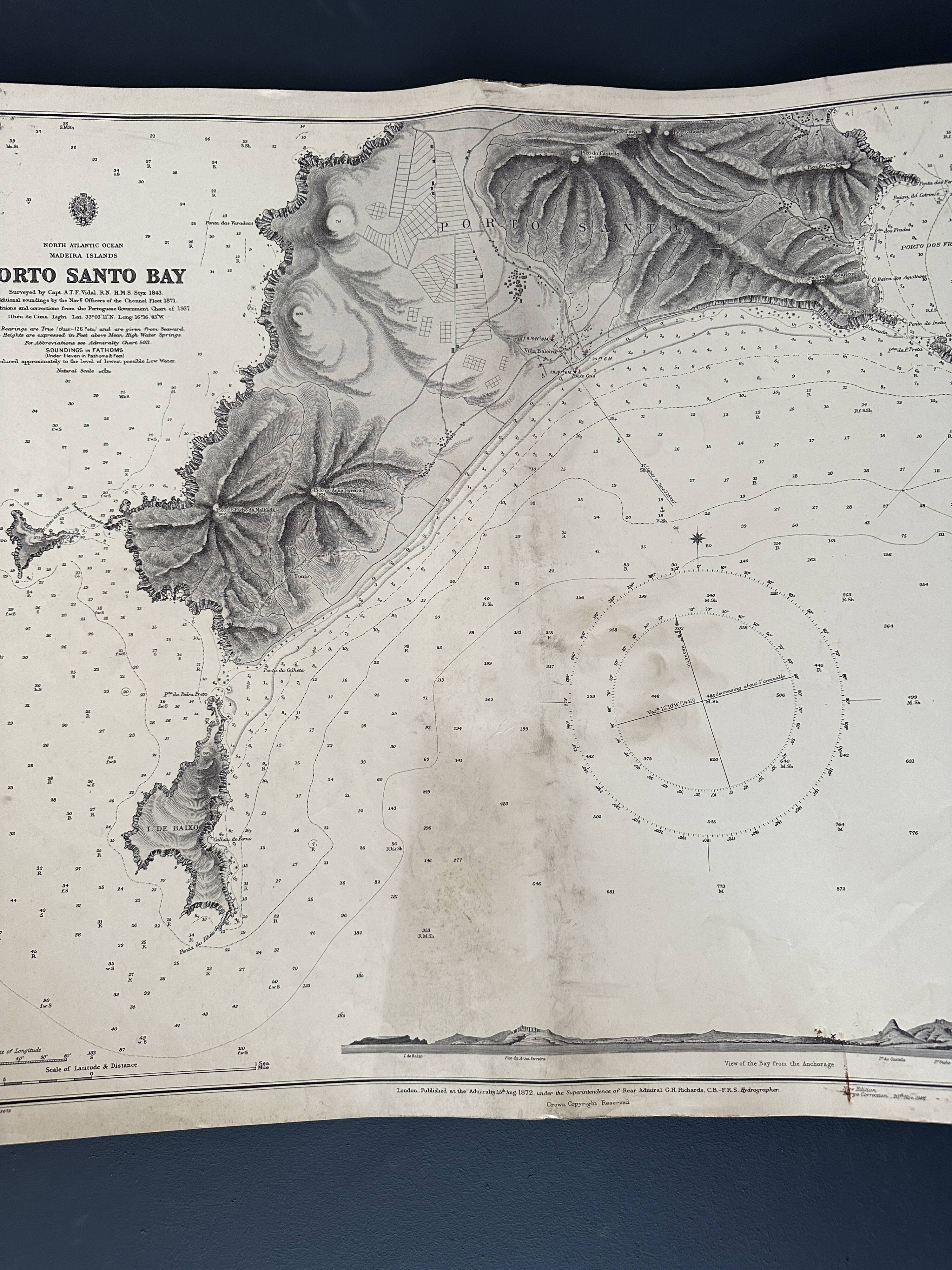 Porto Santo Bay Madeira Islands Map