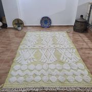 Handmade wool Berber rug 250x150 cm