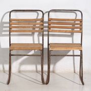 Antique garden chairs (circa 1920). Set of 4 pieces #2
