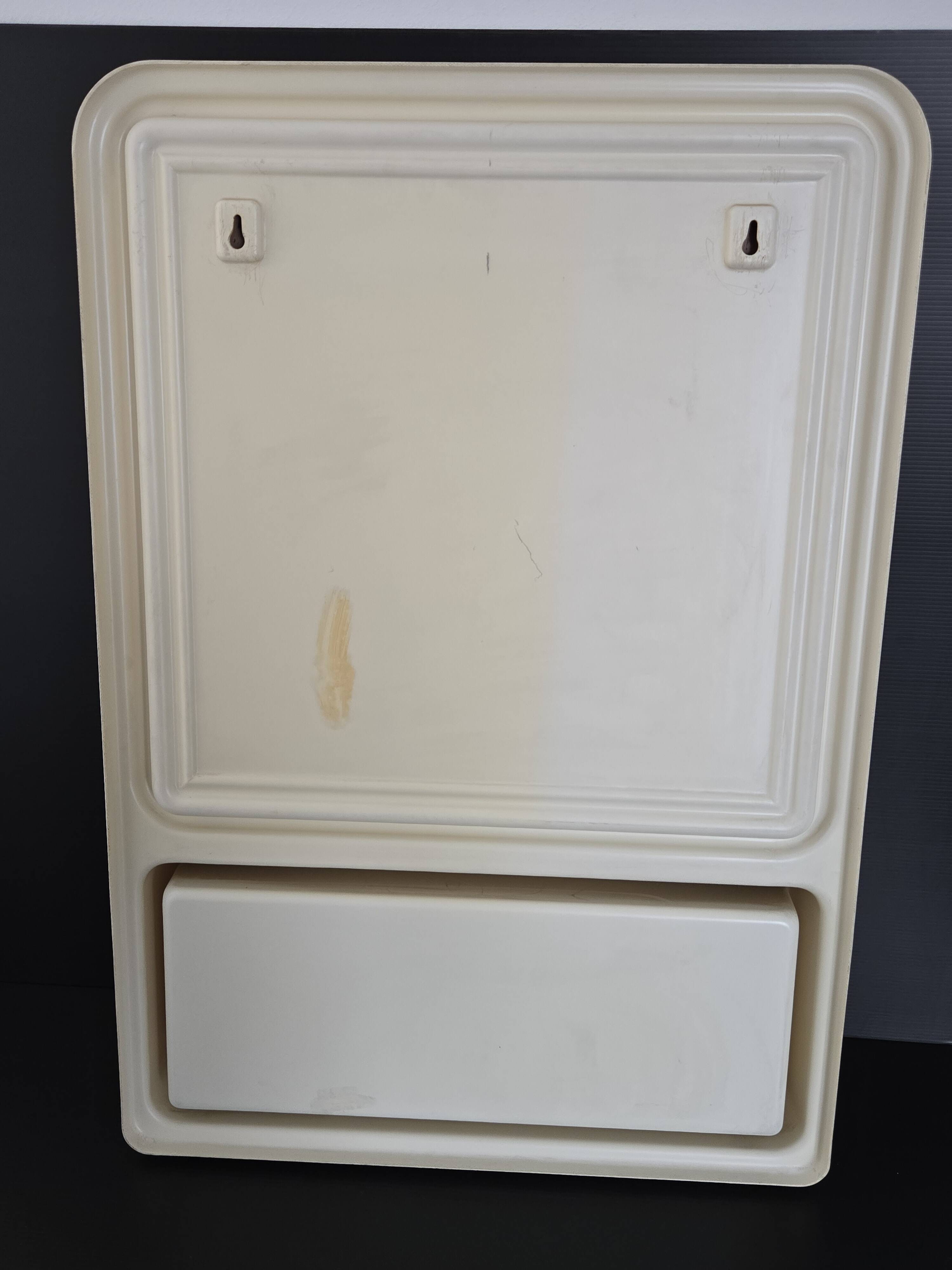 Vintage 1960s mirror shelf