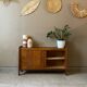Small vintage wooden storage unit