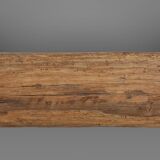 Rustic Tree Trunk Bench, France 1850s