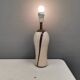 Table lamp in crackled ceramic with brass top, by Jenkin, 1970s.