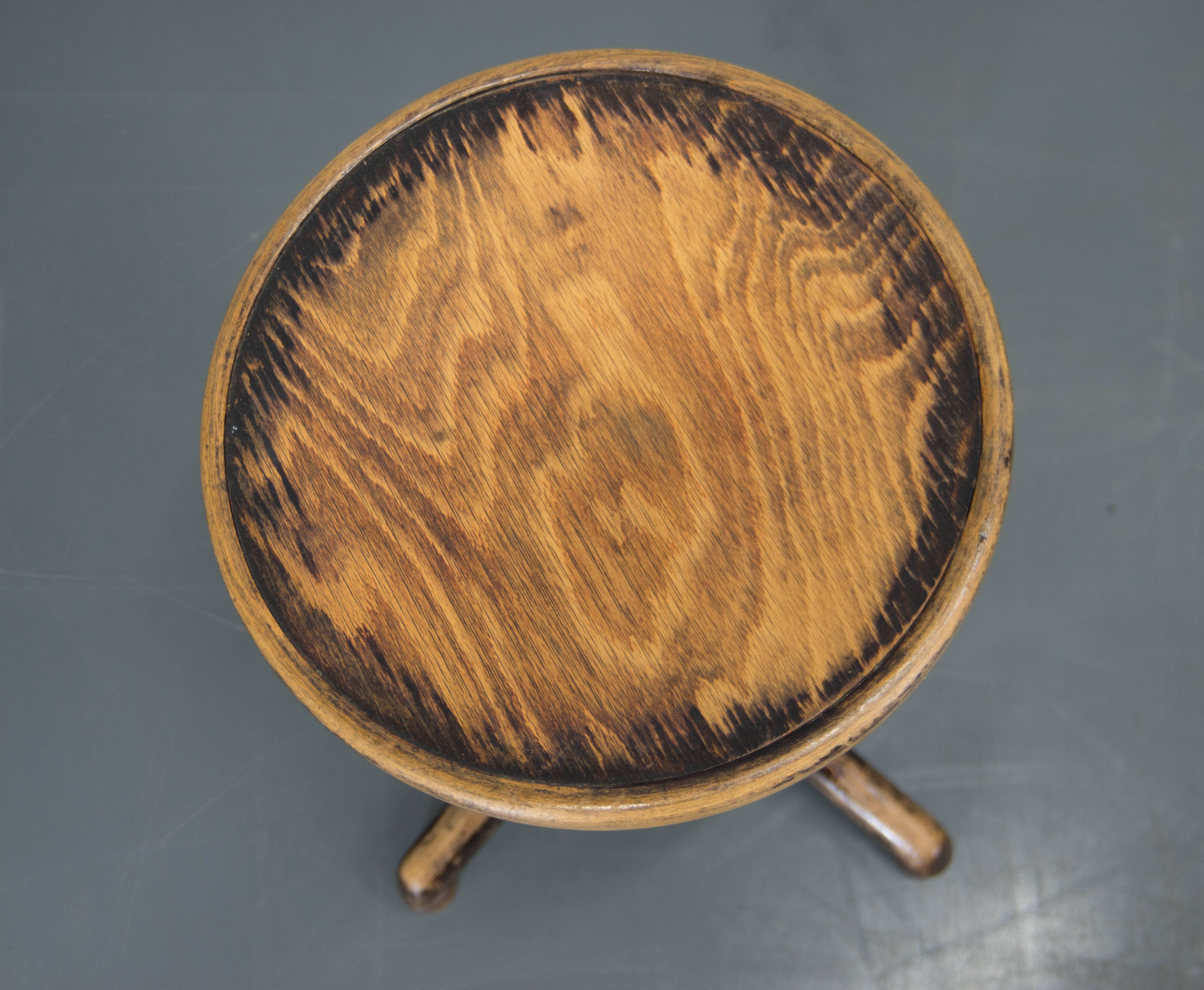 Tabouret de piano, Thonet, années 1920