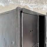 Industrial metal locker room