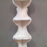 Solid wood corner shelf