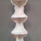 Solid wood corner shelf
