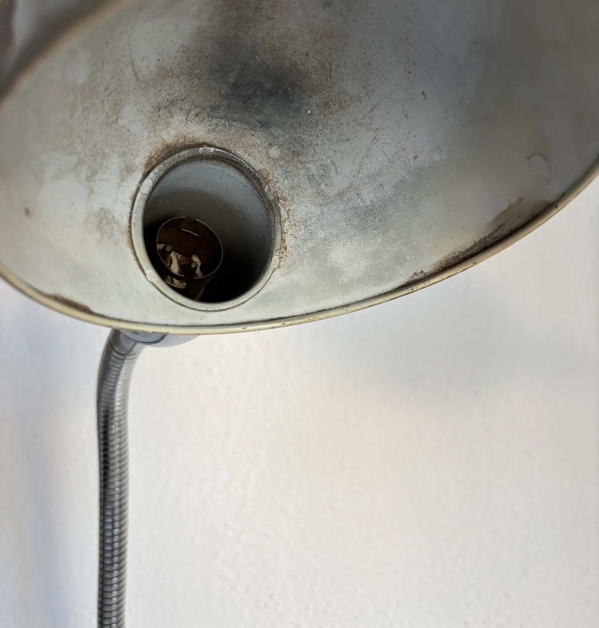 Pair of vintage 1940 Jumo 210 chrome desk lamps - 50 cm
