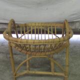 Children's rattan/bamboo shell armchair