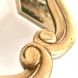 Golden baroque mirror