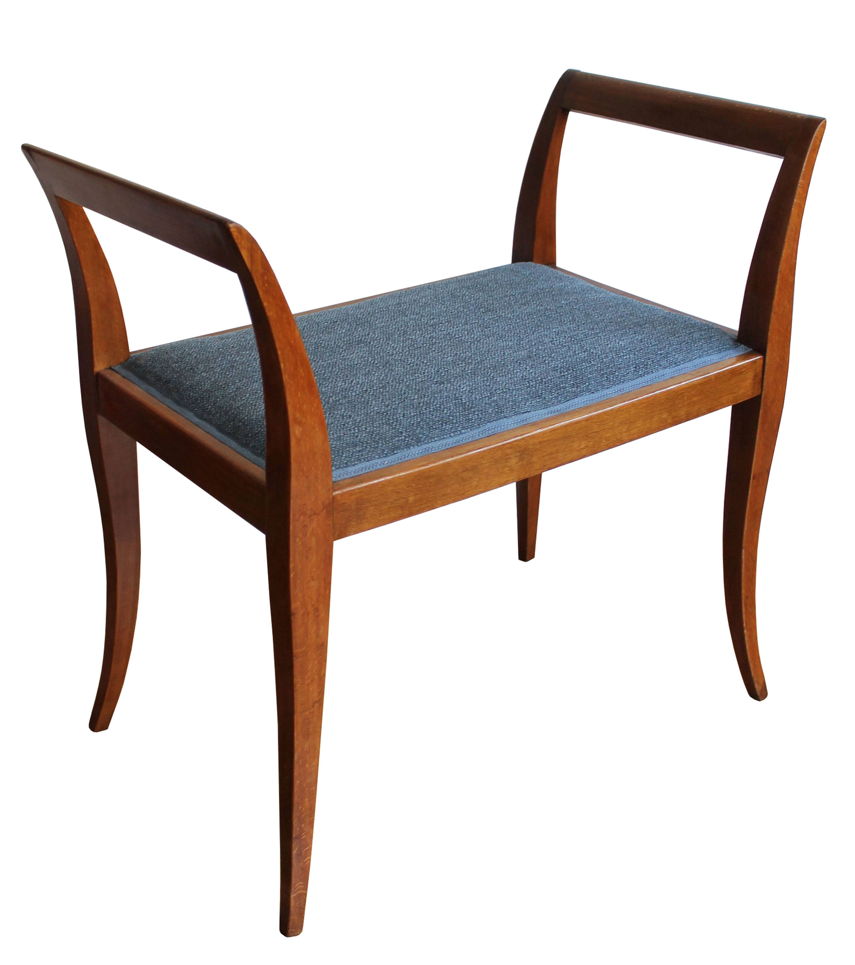 Elegant Art Deco Piano Seat/Tabouret, Europe, 1920s