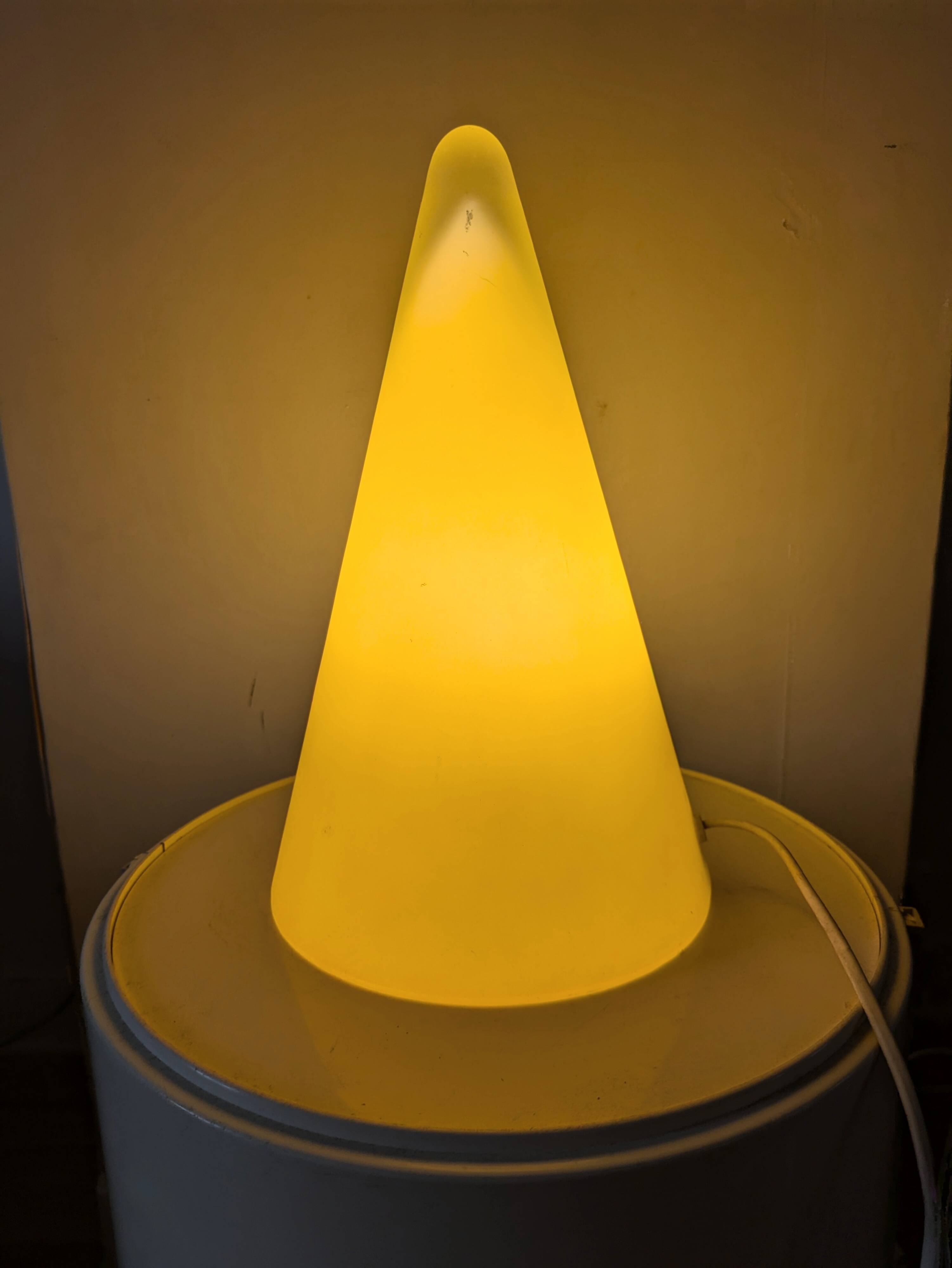 Lampe Teepee en verre