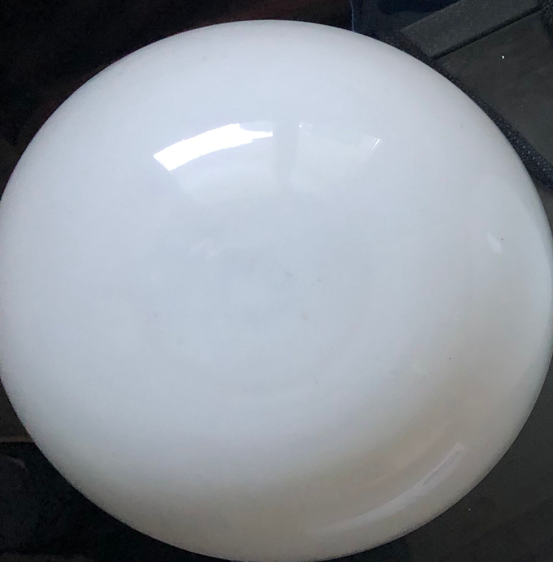 Apply half sphere white opaline