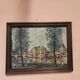 Vintage oil on canvas Moret sur Loing