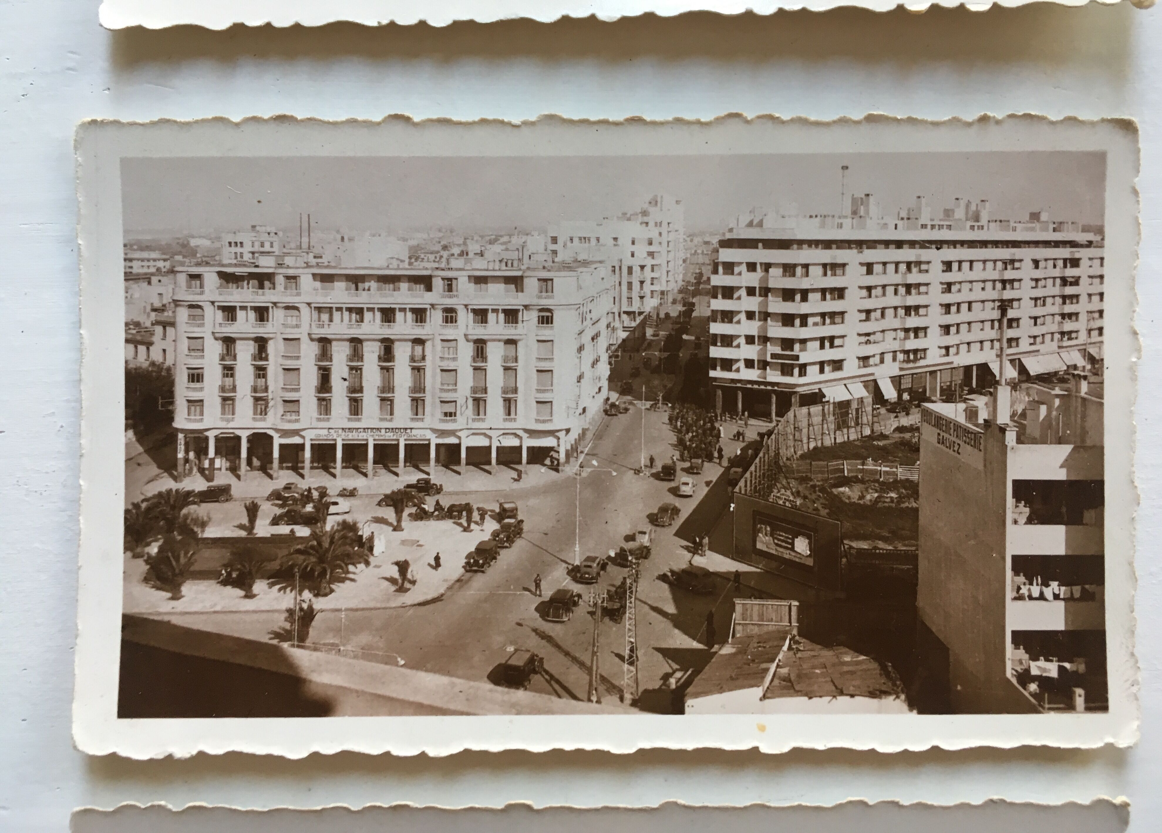 Set of 4 silver photos Casablanca 30s