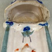 Benitier polychrome Martres Tolosanes, XIXeme