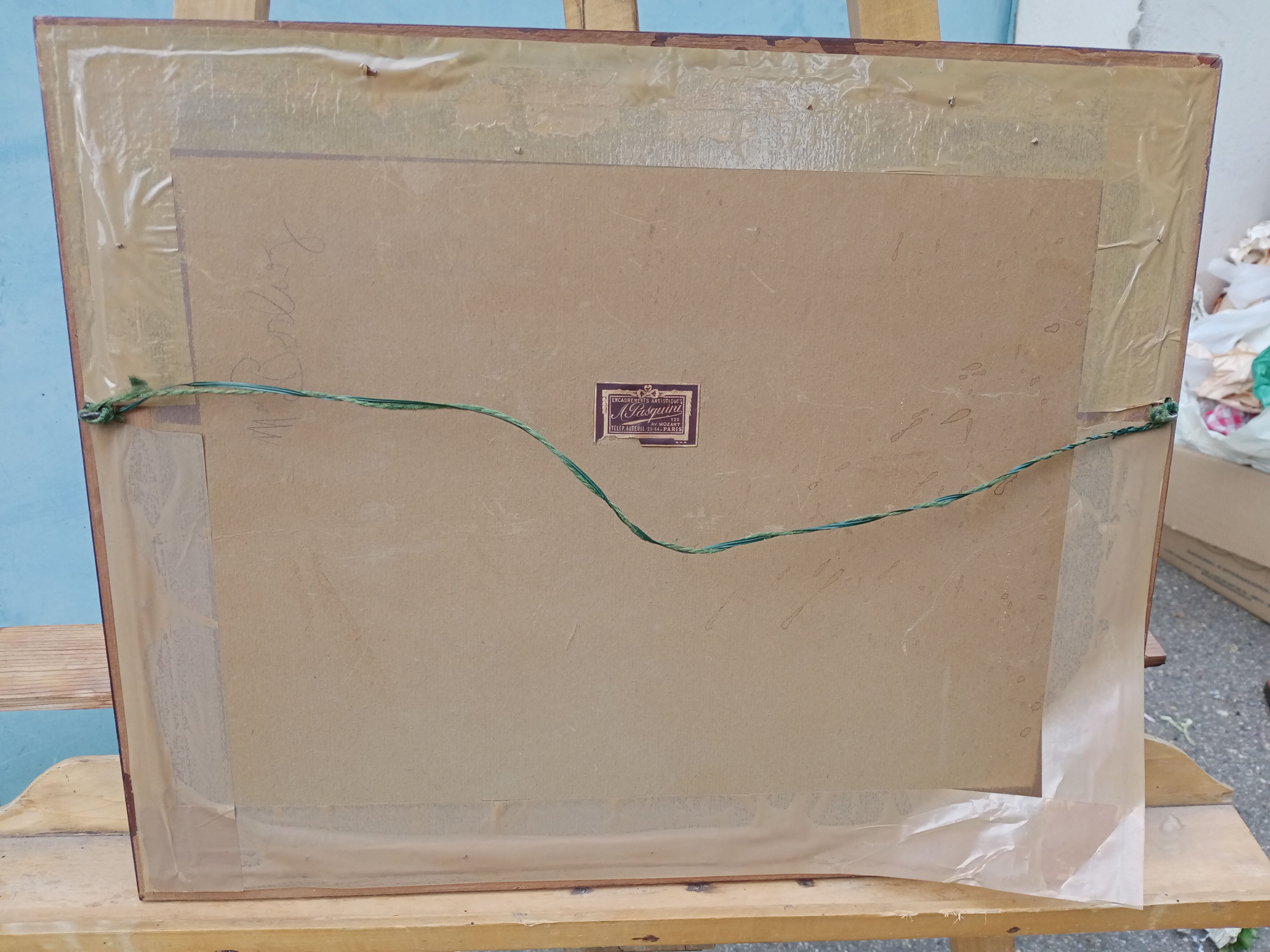 Former camera boat frame