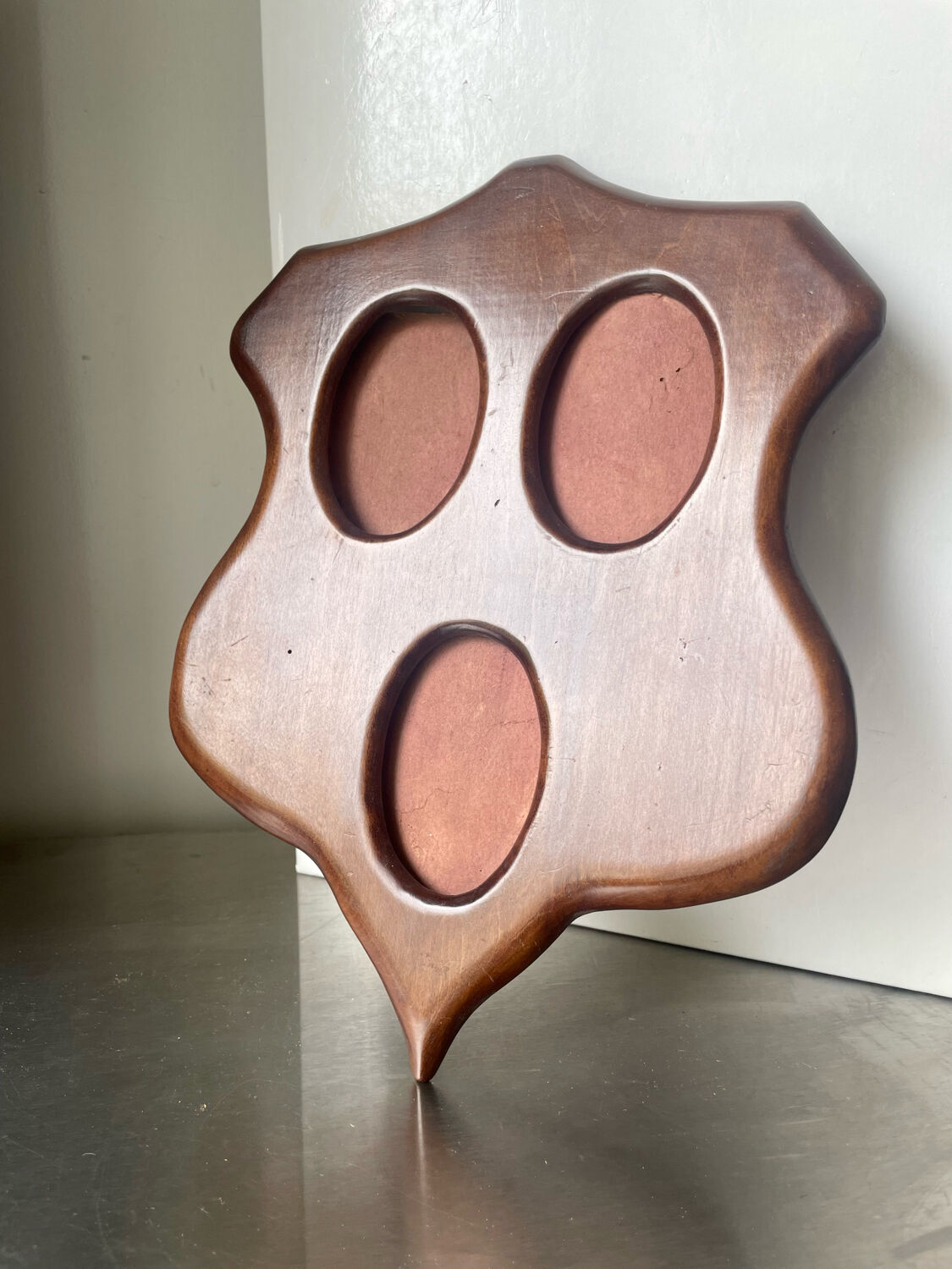 Art nouveau mahogany picture frame