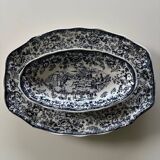 Luneville earthenware plates and dishes