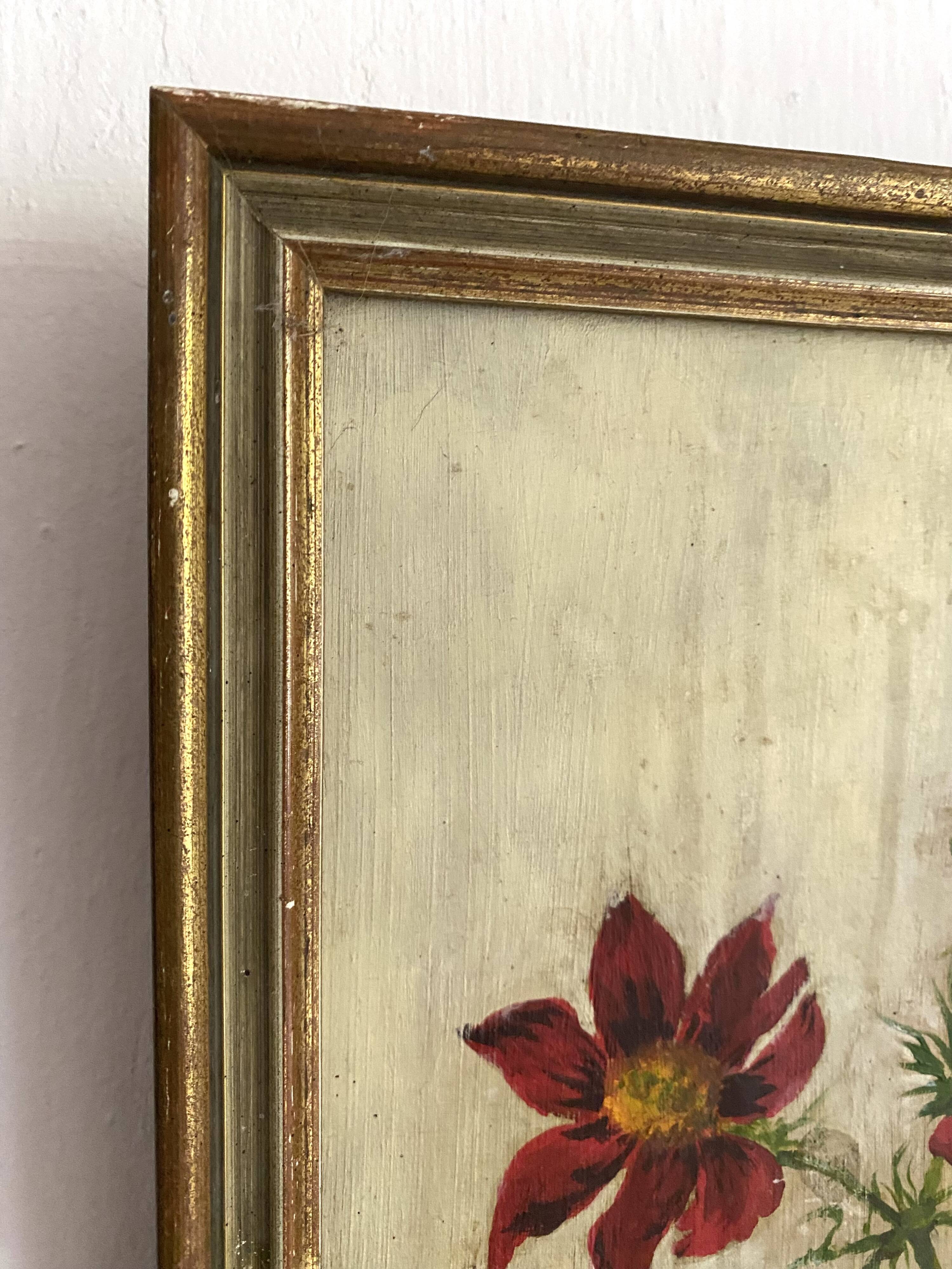 Peinture bouquet de fleurs