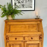 Bureau secrétaire en pin savoyarde