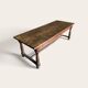 Antique turned leg farmhouse table