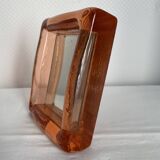 Miroir en verre rose d’Italie