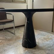 Angelo Mangiarotti M1 dining table Nero Marquina marble 130cm