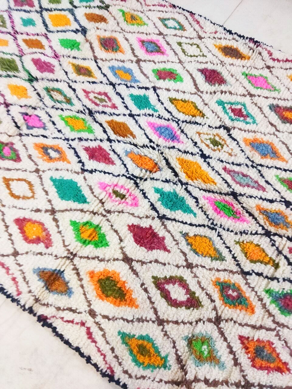 Moroccan carpet azilal 246x158cm