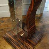 Large Art Deco Macassar Ebony Floor Lamp / Stand, circa 1930